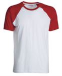 T-shirt girocollo bicolore X-F61026.BIR